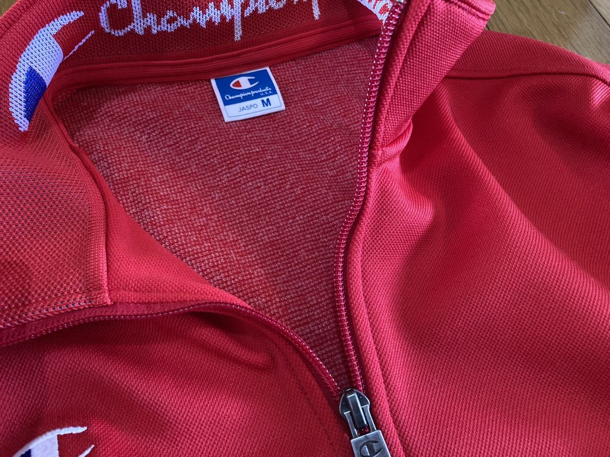 チャンピオン トラックジャケット レッド 日本製 セットアップ メトロポリタン ジャージ 赤