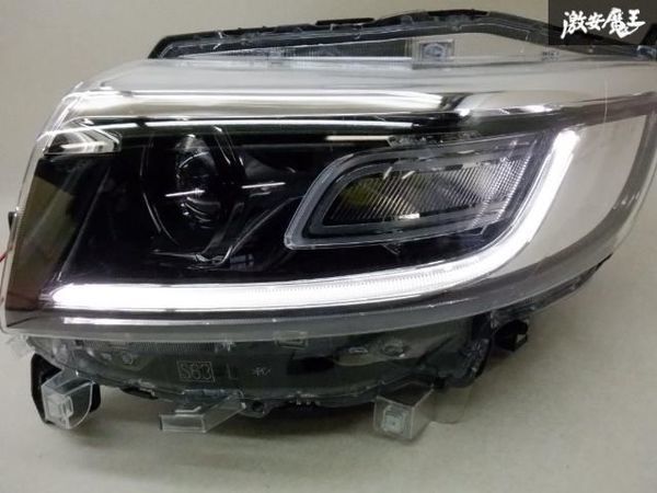 【キレイ! 割れなし】 スズキ 純正 MK53S スペーシア カスタム LED ヘッドライト ヘッドランプ 左 左側 助手席側 1960 35018-79R02 棚16-2_画像8