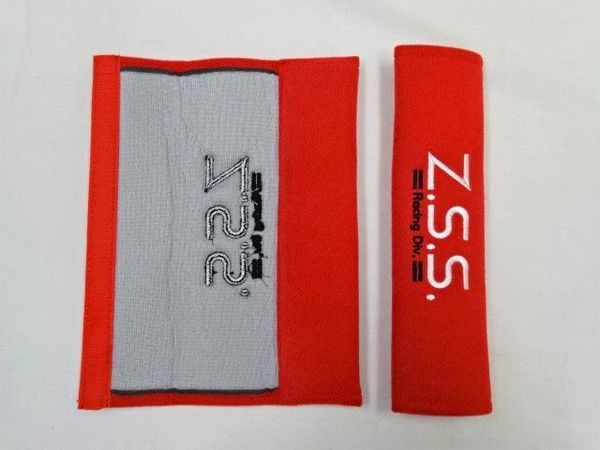 ☆Z.S.S. Racing Div. シートベルトパッド ショルダーパッド クッション レッド 赤 左右セット 汎用 Seatbelt Pad 在庫有り! 即納! ZSS_画像4