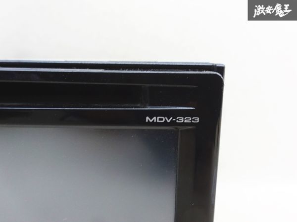 KENWOOD ケンウッド メモリーナビ MDV-323 地図データ年式不明 単体 動作未確認 ナビ カーナビ 訳有品 即納 棚A-1-1_画像3