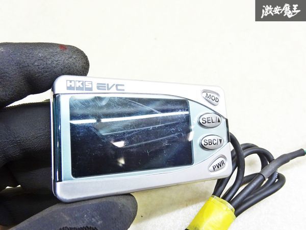 【保証付】 HKS EVC4 汎用品 ブーストコントローラー ブーコン ソレノイドバルブ付き モニター付き 通電OK 実働外し 即納 棚6-3-Dの画像4