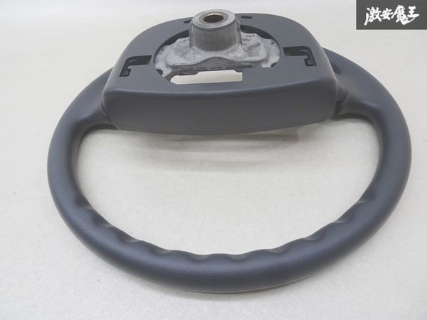 【割れ無し キズ少なめ】 スズキ 純正 DA16T キャリィ ステアリング ハンドル ホイール ウレタン 直径 37cm 黒素地 内装 棚3-2_画像7