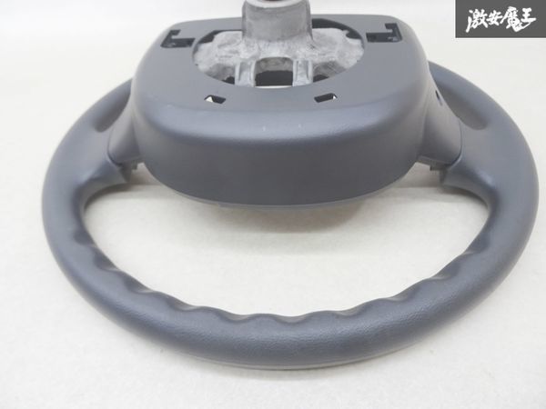 【割れ無し キズ少なめ】 スズキ 純正 DA16T キャリィ ステアリング ハンドル ホイール ウレタン 直径 37cm 黒素地 内装 棚3-2_画像6