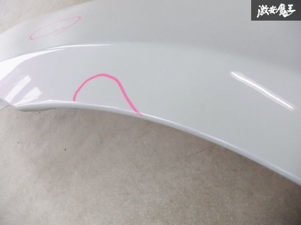 純正 トヨタ ZN6 86 GR 後期 フロント フェンダー パネル 左 左側 助手席側 パール白系 ハチロク 即納 棚2F-H-1 純正 トヨタ ZN6 86 GR 後期 フロント フェンダー パネル 左 左側 助手席側 パール白系 ハチロク 即納 棚2F-H-1