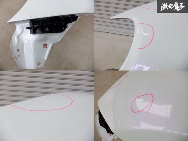 純正 トヨタ ZN6 86 GR 後期 フロント フェンダー パネル 左 左側 助手席側 パール白系 ハチロク 即納 棚2F-H-1 純正 トヨタ ZN6 86 GR 後期 フロント フェンダー パネル 左 左側 助手席側 パール白系 ハチロク 即納 棚2F-H-1