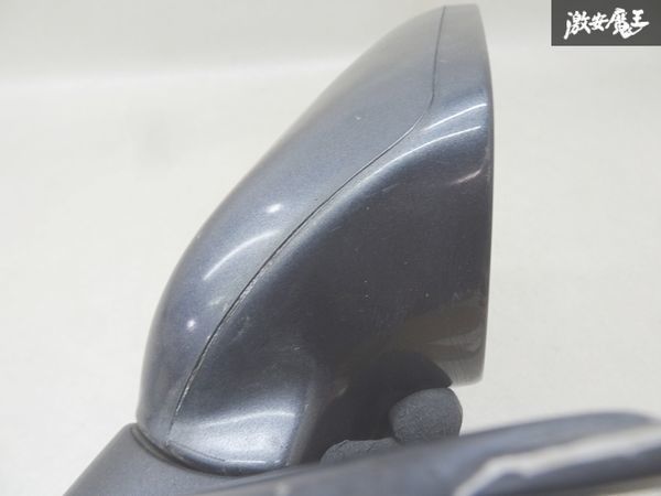 日産 純正 Z32 フェアレディZ ドアミラー サイドミラー 電動格納 5ピン 右 右側 運転席側 ICHIKOH 8207 ガンメタ系 割れ無し 訳有品 棚7-3_画像8