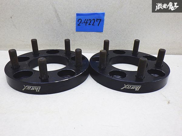 Durax デュラックス ワイドトレッドスペーサー ワイトレ 2枚 20mm 5穴 PCD114.3 ハブ径 約73ｍｍ M12×P1.5 テーパー座面 汎用 即納 棚4-2_画像1