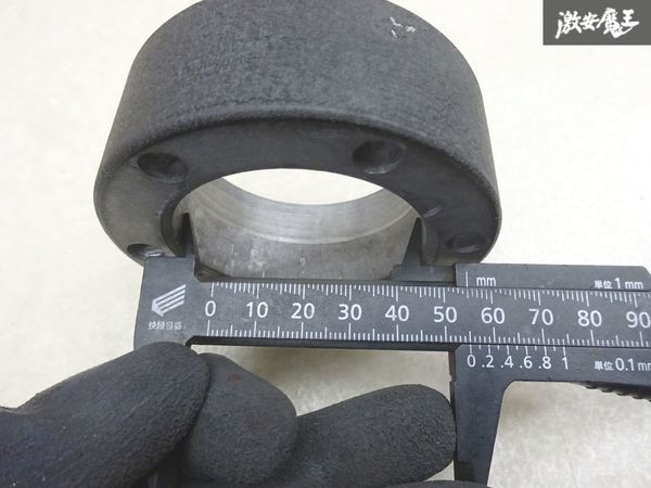 メーカー不明 社外 汎用品 ステアリング ボススペーサー 延長ボス 厚さ 約29.8mm 取付穴間 約70mm 74mm 即納 棚9-1-M_画像8