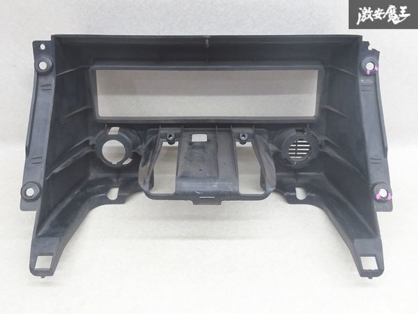 トヨタ 純正 AE86 レビン トレノ センターパネル エアコンパネル 黒系 55412-12320 部品取りなどに 内装 パネル 要補修 即納 棚2-4_画像6