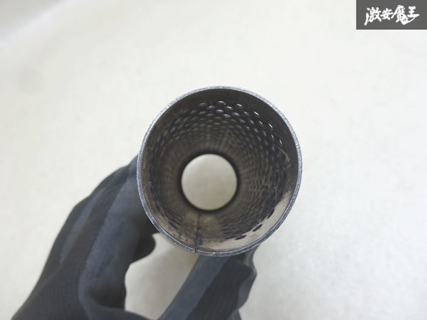  Manufacturers unknown after market all-purpose muffler for inner silencer stainless steel total length approximately 16cm inside diameter approximately 3.7cm outer diameter approximately 9.7cm processing for etc. immediate payment shelves 9-1-M
