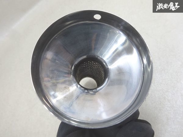  Manufacturers unknown after market all-purpose muffler for inner silencer stainless steel total length approximately 16cm inside diameter approximately 3.7cm outer diameter approximately 9.7cm processing for etc. immediate payment shelves 9-1-M