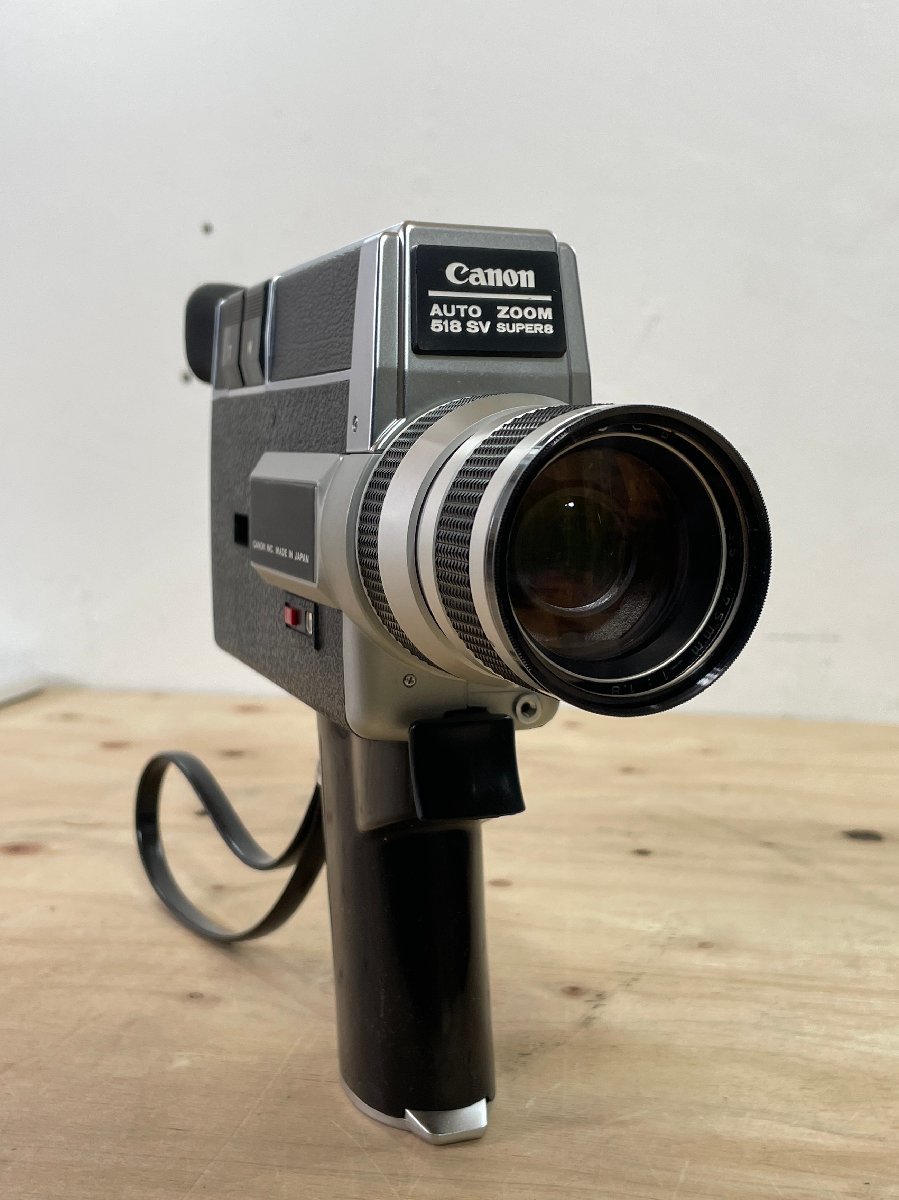 【ジャンク品】【動作未確認】Canon SUPER8 AUTO ZOOM 518 SV 8mm CINE CAMERA キヤノン 8ミリカメラ 【長期保管品】_画像2