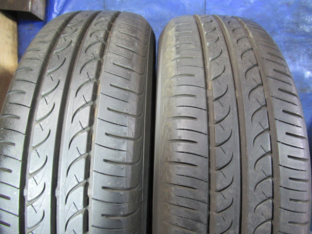 激安即決！G・SPEED 15-5.5J 4H/100 ET43 + YOKOHAMA 185/65R15 2023年製中古4本 ｂB デミオ ティーダ カローラ ウィングロード T008047_画像9