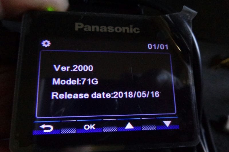 Panasonic パナソニック ドライブレコーダー FullHD GPS 視野角155度 2.31型 TFT ドラレコ CA-XDR71GD B05945-GYA2の画像9