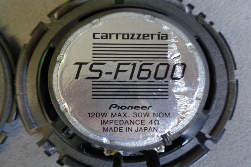 Carrozzeria カロッツェリア 16㎝ コアキシャル 2WAY スピーカー 120W MAX ツイーター TS-F1600 TS-T40 B06010-GYA5_画像7