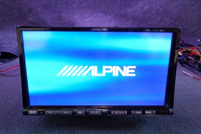 ALPINE アルパイン 地図2013年 8インチ Bluetooth DVD フルセグTV HDDナビ VIE-X088 B06049-GYA1の画像1