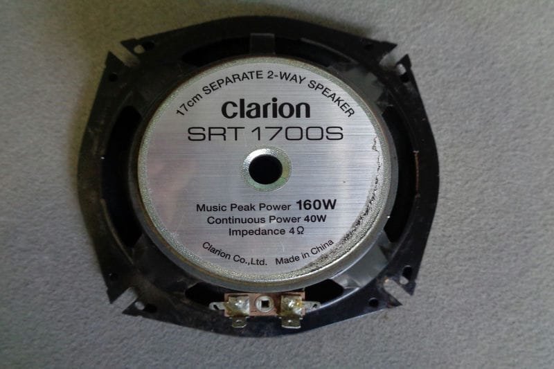 Clarion クラリオン セパレート スピーカー 17cm 160W PEAK SRT1700S B06007-GYA5_画像6