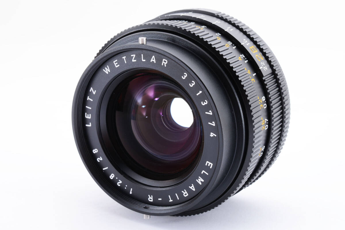 14260 未使用に近く極上!Mint! Leica LEITZ Elmarit R 28mm F2.8 ライカ エルマリート 3CAM_画像2
