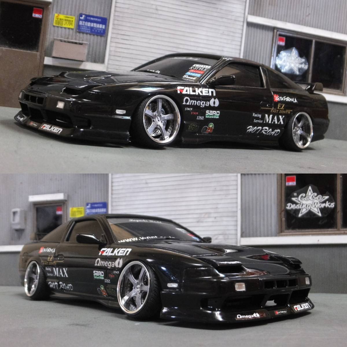 Bibian 比比昂- 1/24 180sx 完成品帝王古口仕様ドリフトD1 東北 Bibian 比比昂- 1/24 180sx 完成品帝王古口仕様ドリフトD1 東北