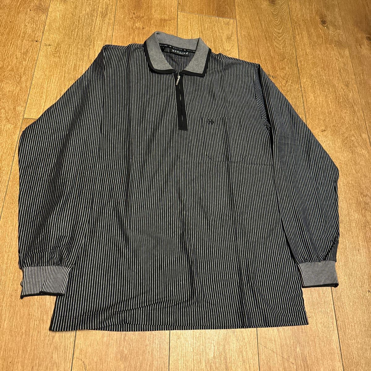 CELINE 長袖 ポロシャツ SIZE L セリーヌ　_画像1