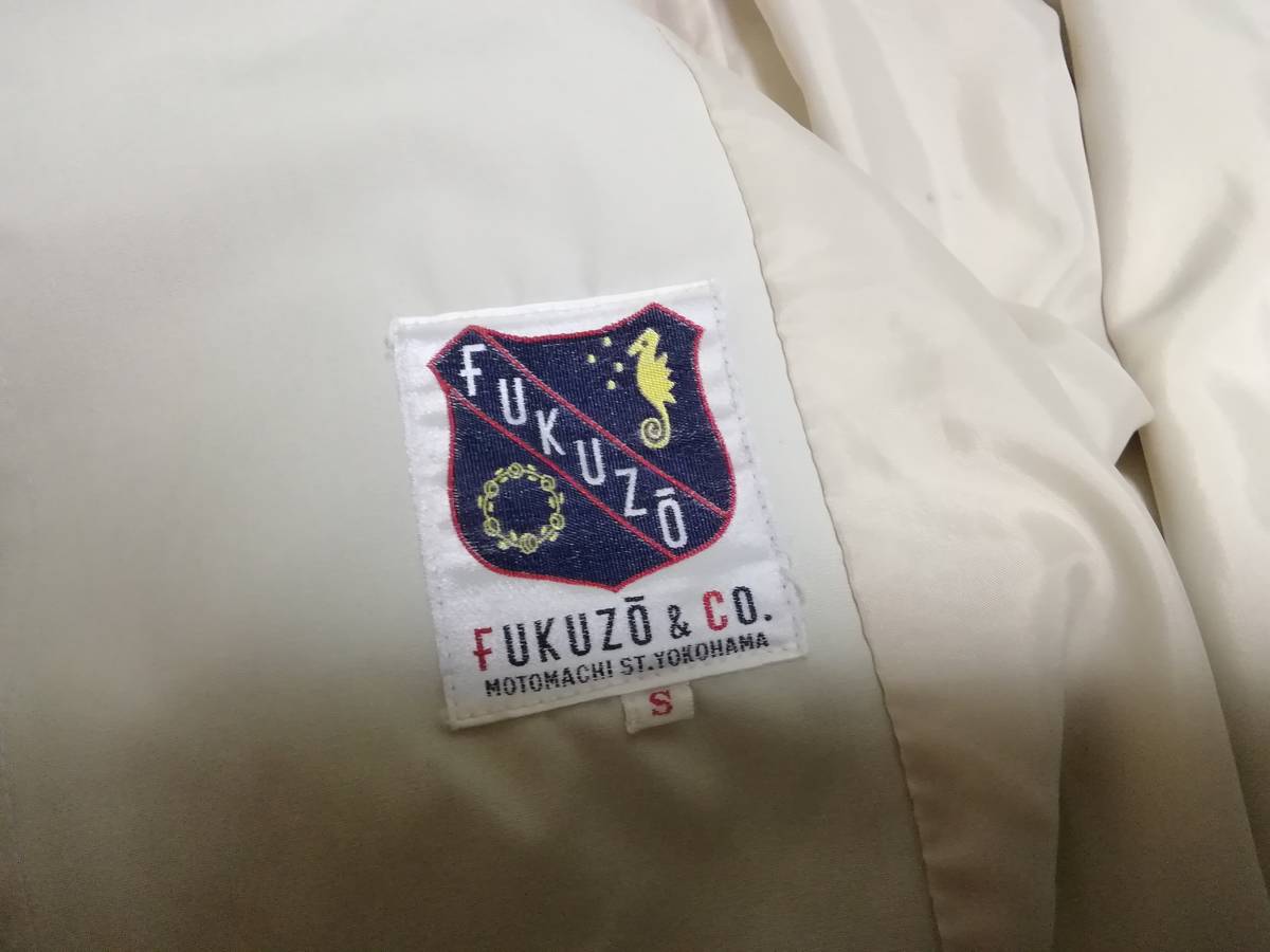 ★★『FUKUZO』横浜元町フクゾー《ポリエステル・レインコート》ベージュ・サイズS　 ☆美品☆ ★★_画像5