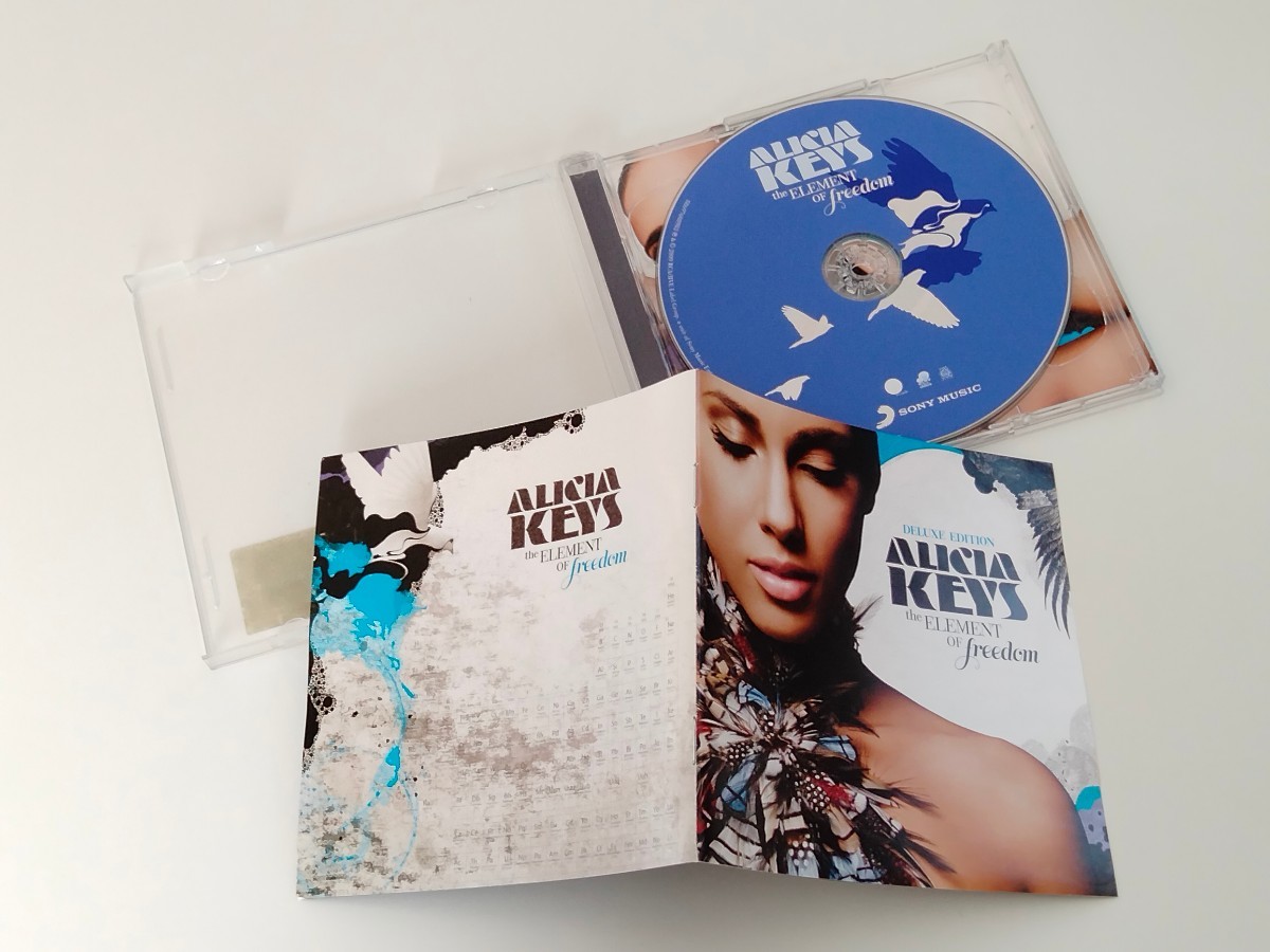 【DVD付DELUXE EDITION】Alicia Keys/ The Element Of Freedom CD/DVD SONY EU 88697608982 09年4th,アリシア・キーズ,ボートラ2曲&LIVE,PVの画像3