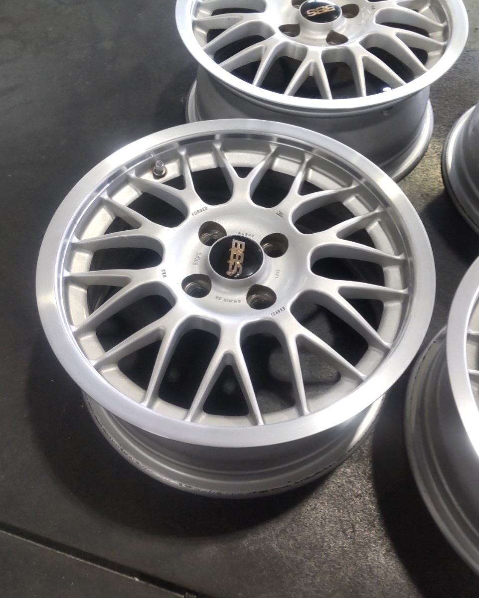 BBS 15/4H/100/6.5J ホイール４本_画像5