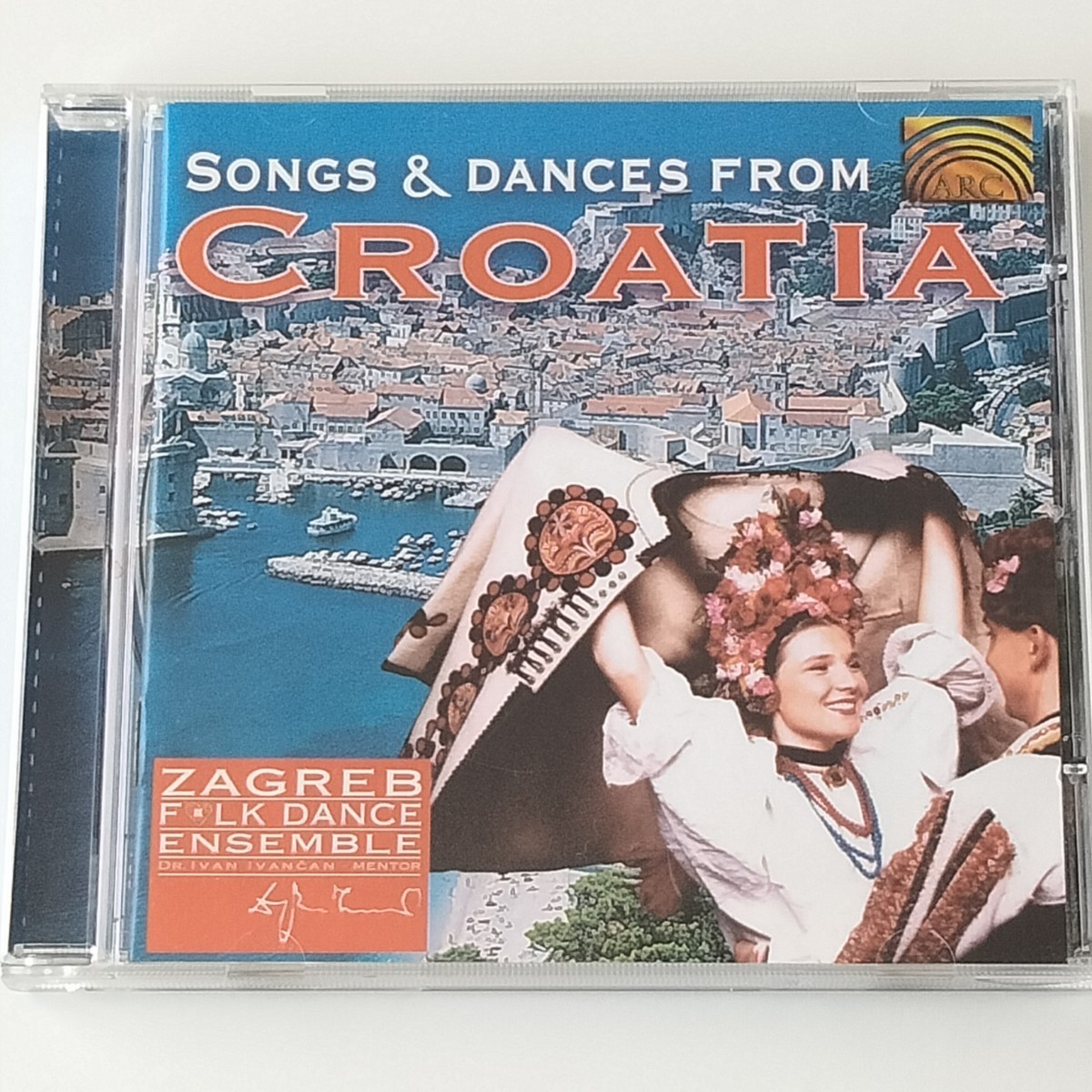 クロアチア ザグレブ・フォーク・ダンス・アンサンブル(EUCD1550)ZAGREB FOLK DANCE ENSEMBLE/SONGS & DANCES FROM CROATIA/民族音楽_画像1