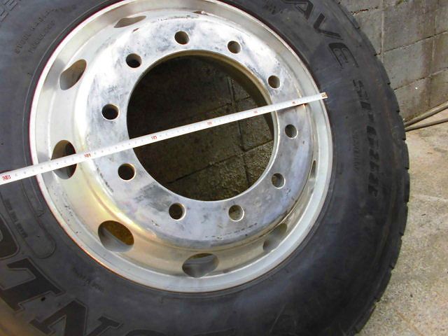 large 10t with aluminium new goods tire 295/80R22.5 Dunlop *KS10