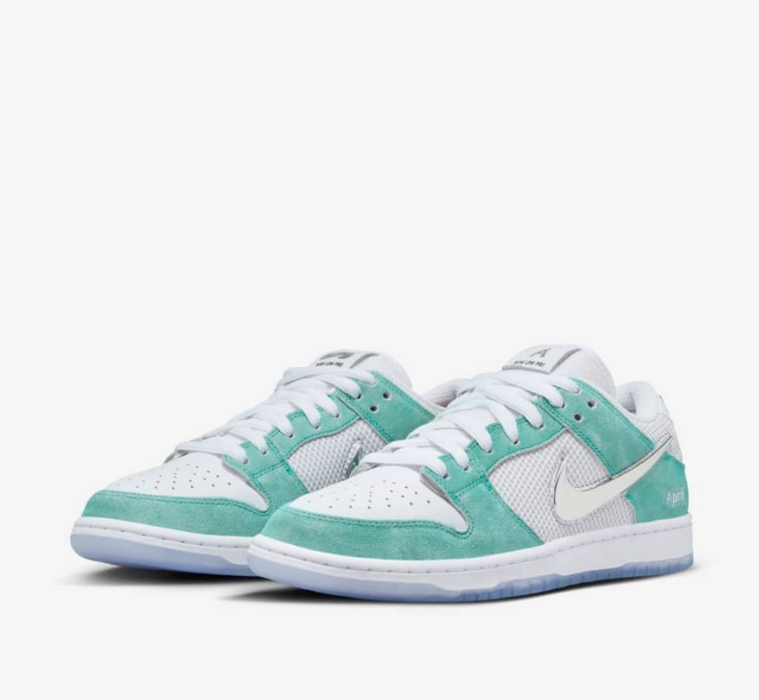 新品 28cm APRIL SKATEBOARDS × NIKE SB DUNK LOW PRO QS FD2562-400 ナイキ ダンクロー プロ エイプリル white multi color 28.0 US10の画像4