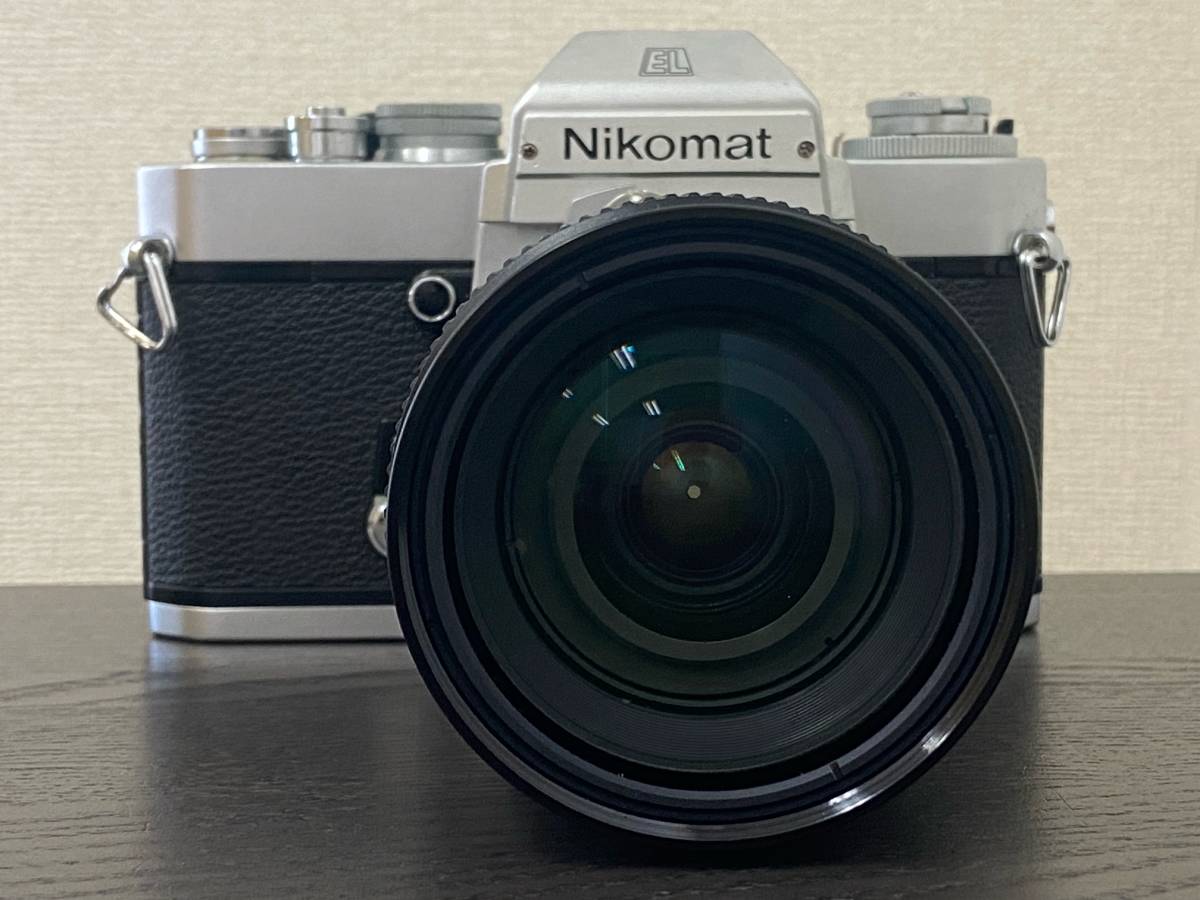 【動作未確認 ジャンク扱い】Nikon Nikomat EL ニコン ニコマート フィルムカメラ / Zoom NIKKOR 35-135mm 1:3.5-4.5 レンズ_画像1