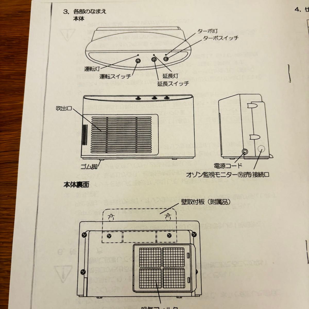 BactectorO3　空気燦々　タムラテコ　オゾン脱臭器　2017年製