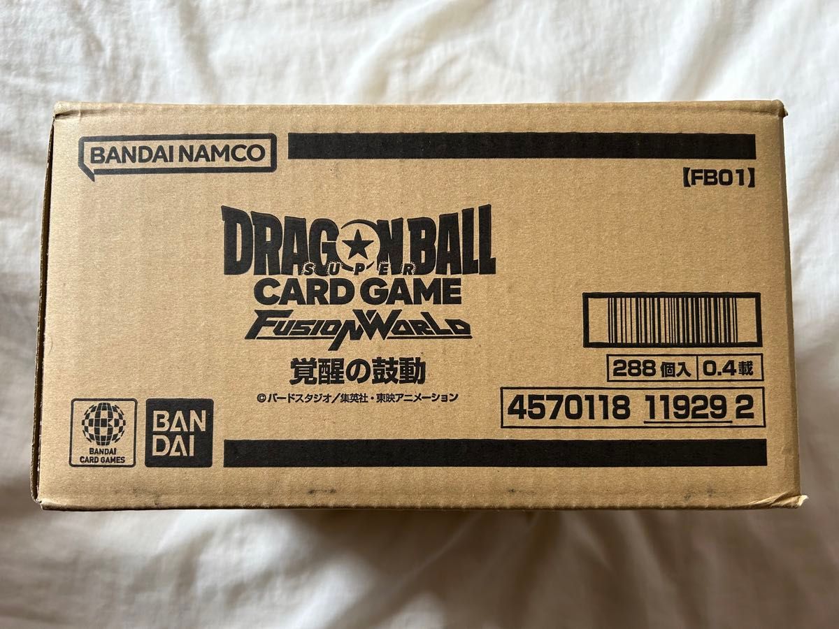 ドラゴンボールスーパーカードゲーム フュージョンワールド ブースターパック 覚醒の鼓動 1カートン (12BOX)