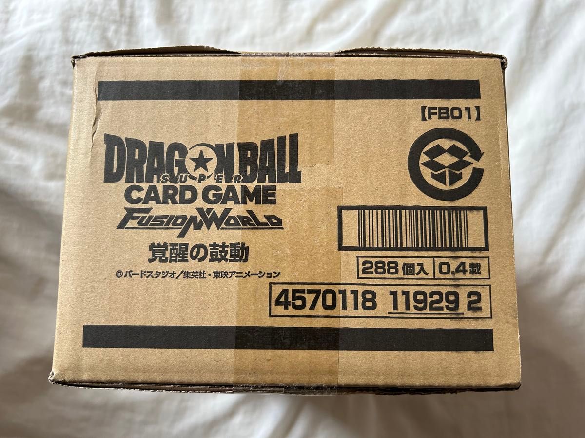 ドラゴンボールスーパーカードゲーム フュージョンワールド ブースターパック 覚醒の鼓動 1カートン (12BOX)