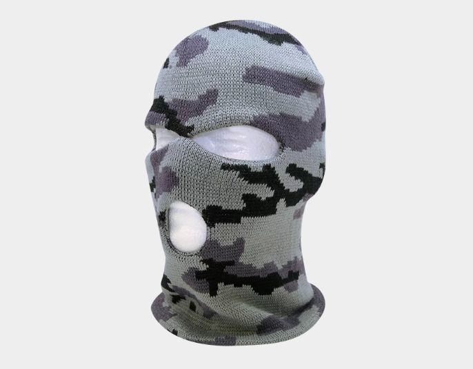 USA正規品 Decky ディッキー 3Hole タクティカル ニット フェイスマスク Balaclava バラクラバ 目出し帽 URBAN アーバンカモフラ 都市迷彩_画像1