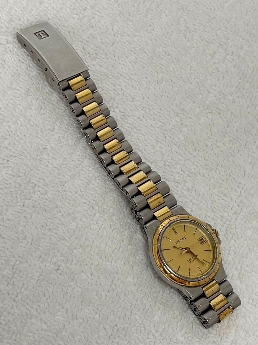 TISSOT ティソ シースター QZ【D310A】デイト 純正ベルト 文字盤 TISSOT ティソ シースター QZ【D310A】デイト 純正ベルト 文字盤