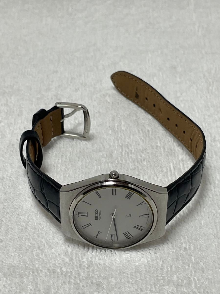 SEIKO セイコー シーガル QZ【6030-7070】純正ベルト 文字盤:ホワイト【動作状況:良好】メンズモデル