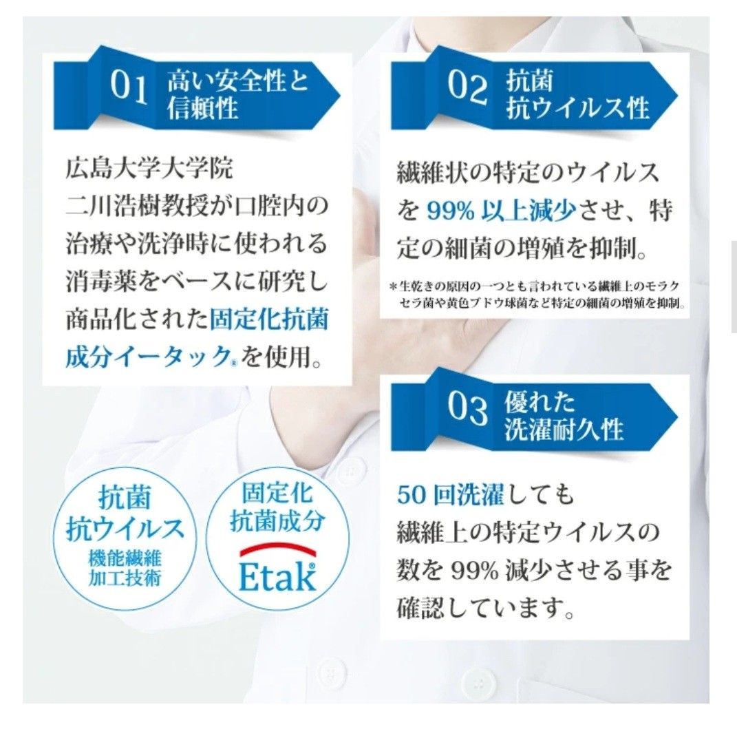 バッグになるハンカチ　エコバッグ　グレンゼ　未開封　ブルー　M　デニム　ハンカチエコバッグ　未使用　抗菌　サブバッグ