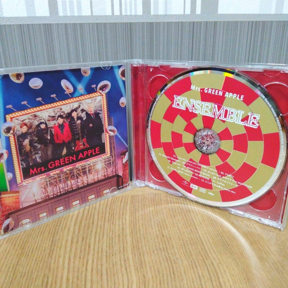 帯付き初回限定盤】『ENSEMBLE』 Mrs GREEN APPLEアルバム 帯付き初回限定盤】『ENSEMBLE』 Mrs GREEN APPLEアルバム