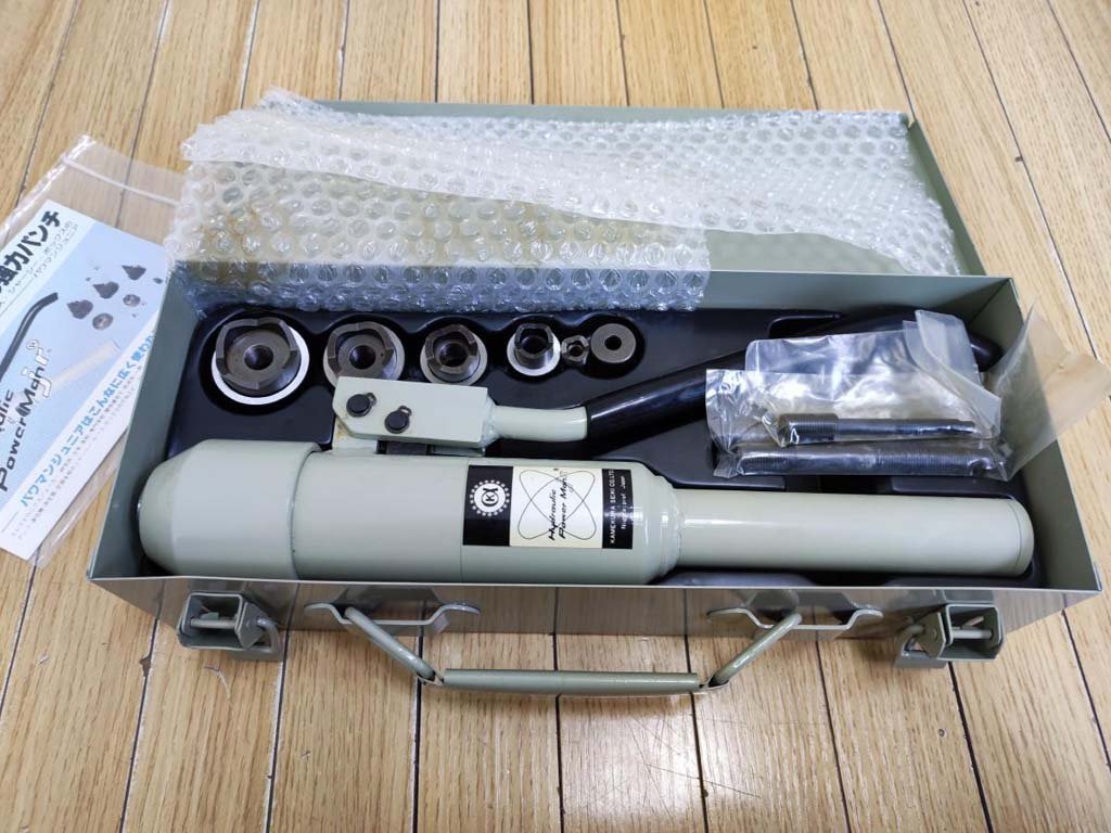 ★亀倉精機 リード 油圧パンチHP-1