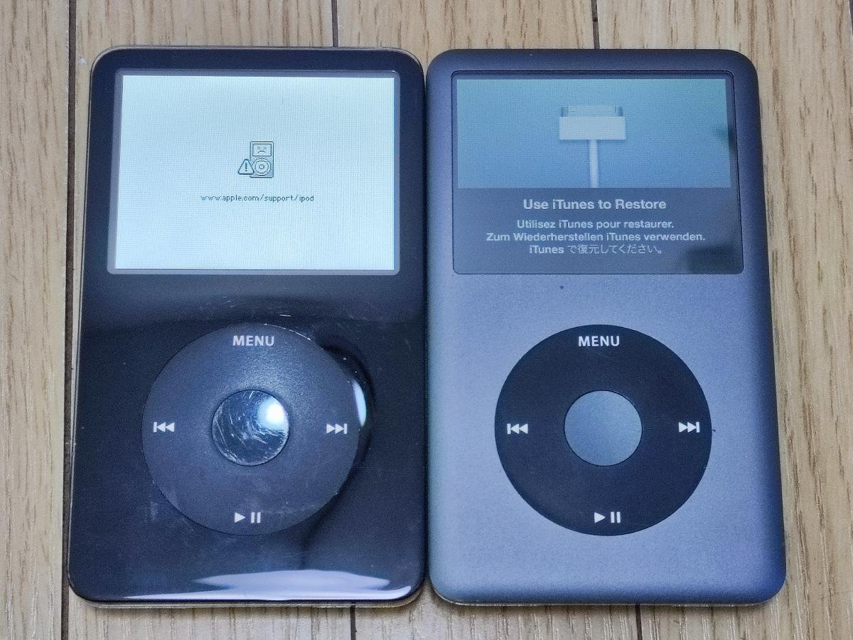 ★Apple iPod classic 120GBと30GB ジャンク_画像1
