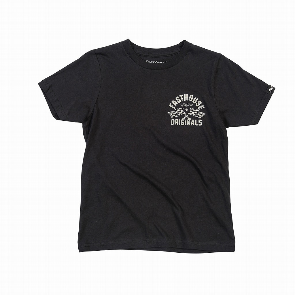 ファストハウス 1530-0021 ユース シグナル Tシャツ ブラック YSサイズ 子供用 バイク 夏 半袖 キッズ_画像2