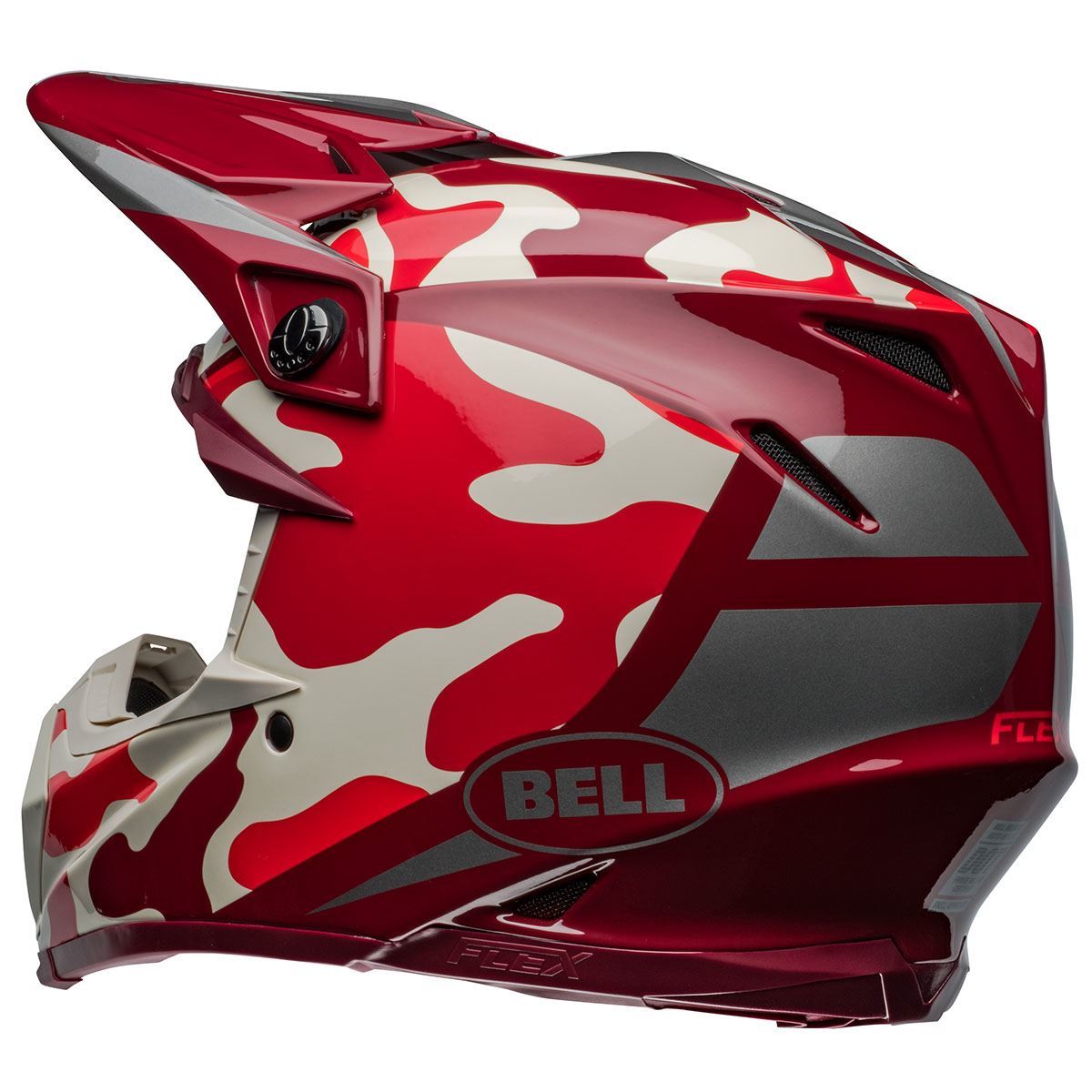 ダートフリーク BELL 7157215 MOTO-9S FLEX ヘルメット フェランディスメシャン レッド/シルバー XL(60-61cm) バイク 頭 保護 転倒 防止_画像3