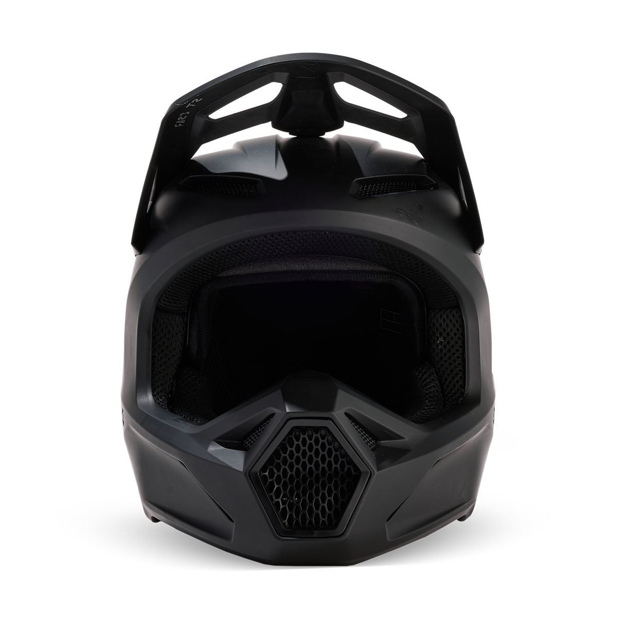 ダートフリーク FOX 31369-255-S V1ヘルメット ソリッド マットブラック バイク ライディング 頭 防具 保護 フルフェイス_画像3