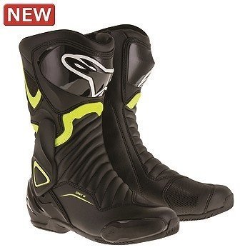 アルパインスターズ Alpinestars SMX 6 BOOT 3017 オンロードブーツ ブーツ 155 ブラック イエロー FLUO 42サイズ_画像1