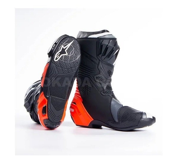 アルパインスターズ SUPERTECH R ブーツ ブラック EU42/26.5cm バイク ツーリング 靴 くつ レース_画像5