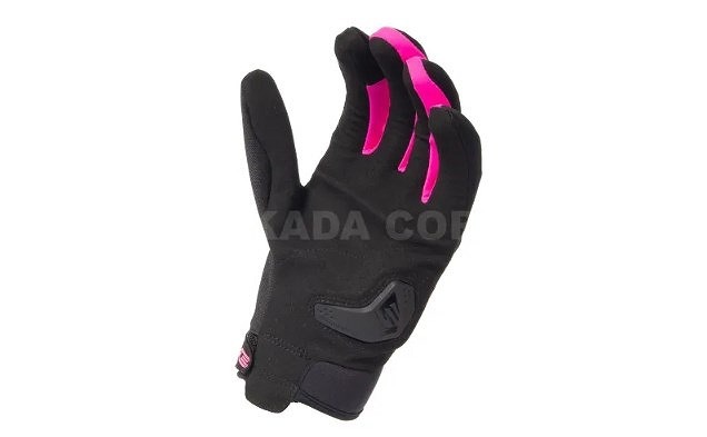 GLOBE EVO WOMAN オールシーズングローブ ブラック フロー ピンク Sサイズ 女性用 バイク ツーリング 手袋 スマホ対応 レディース_画像6