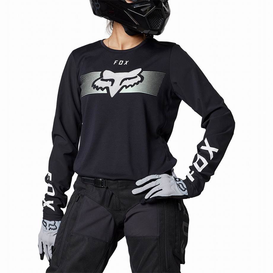 FOX 29761-001-L ウーマンズ レンジャー オフロードジャージ ブラック L レディース 女性用 長袖 バイクウェア ダートフリーク_画像2