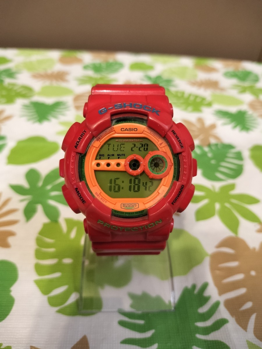 11XA02205 ◆CASIO/カシオ G-SHOCK/ジーショック HYPER COLLARS/ハイパーカラーズ GD-100HC 腕時計 動作確認済み◆_画像3