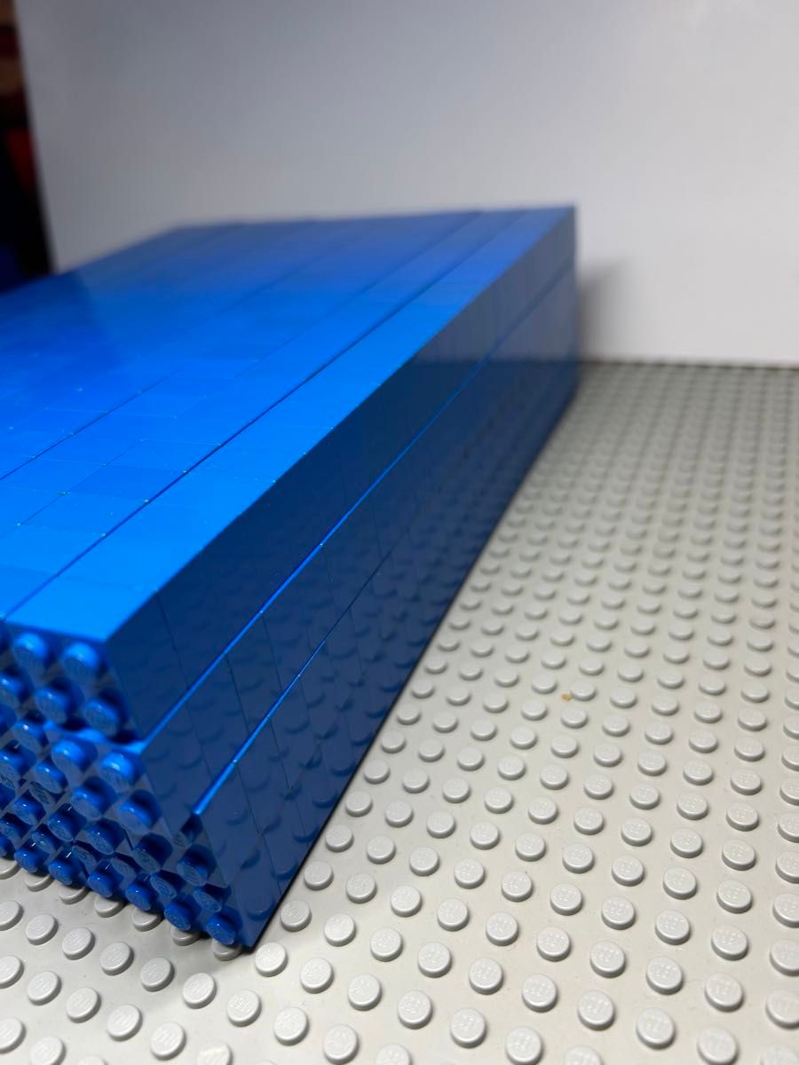 LEGO レゴブロック　バケツ　基本パーツ青色ブルーセット